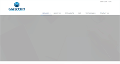 Desktop Screenshot of masteracct.com